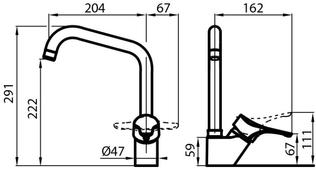 Kuhinjska armatura Foster S1000-Z85 8442 500 